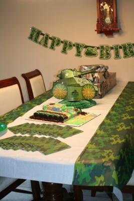 Easy Birthday Cakes on Army Tank Cake
