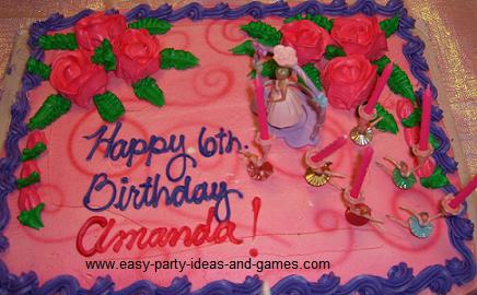  Birthday Party Ideas  Girls on Were From My Ballerina Cake For My Birthday When I Was A Little Girl