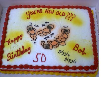 50th Birthday Cake on 50th Birthday Cake