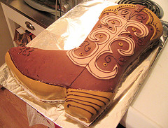 Horse Birthday Cake on Boot Cake  Cowboy Cake
