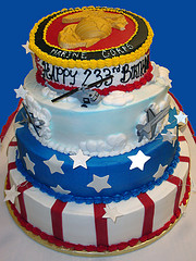 Easy Birthday Cakes on Home Cake Ideas Marine Corp Birthday Cake