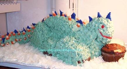 Easy Birthday Cake Recipes on Dinosaur Cake  3d Cake  Birthday Cake  Kids Party