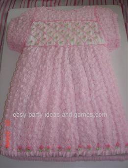 Girls Birthday Party Games on Dress Cake  Baby Shower Cake  Baby Girl Cake  1st Birthday