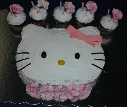 Easy Birthday Cake Ideas on Kitty Cake  Hello Kitty  Cat Cake  Birthday Cake Ideas  Kid Birthday