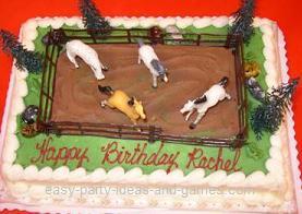 Horse Birthday Cakes on Cowboy Cake Ideas For Kids