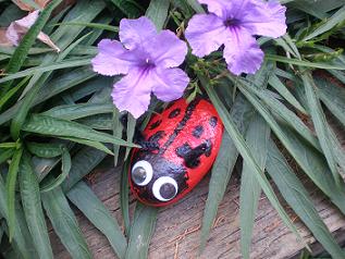 Craft Ideas Rocks on Ladybug Craft Painted Rock Craft Ladybug Party Favor