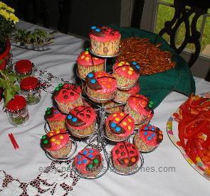 Ladybug Birthday Cake on This Ladybug Cake And These Ladybug Cupcakes Were Made For A Sweet