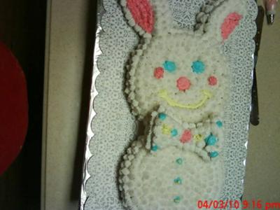 easter bunny cake. My Easter Bunny Cake