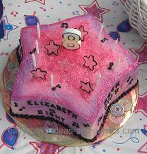 Girl Birthday Party Themes on Rock Star Cake  Birthday Cake Ideas  Hannah Montana Cake  Star Cake