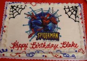 Cartoon Birthday Cake on Spiderman Cake Birthday Cake Ideas Spider Man Kids Birthday