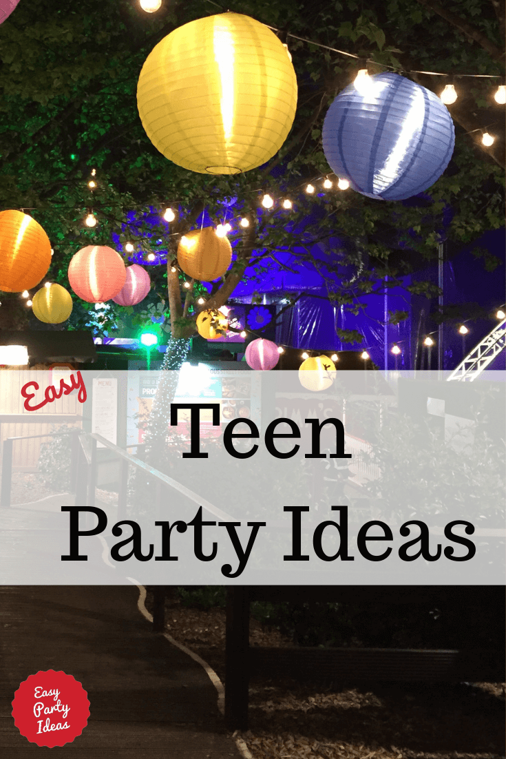 Ongebruikt Teen Party Ideas KM-25