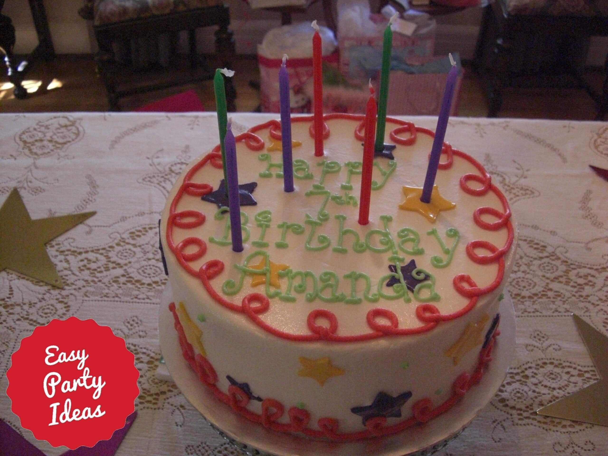 American Girl Party Cake