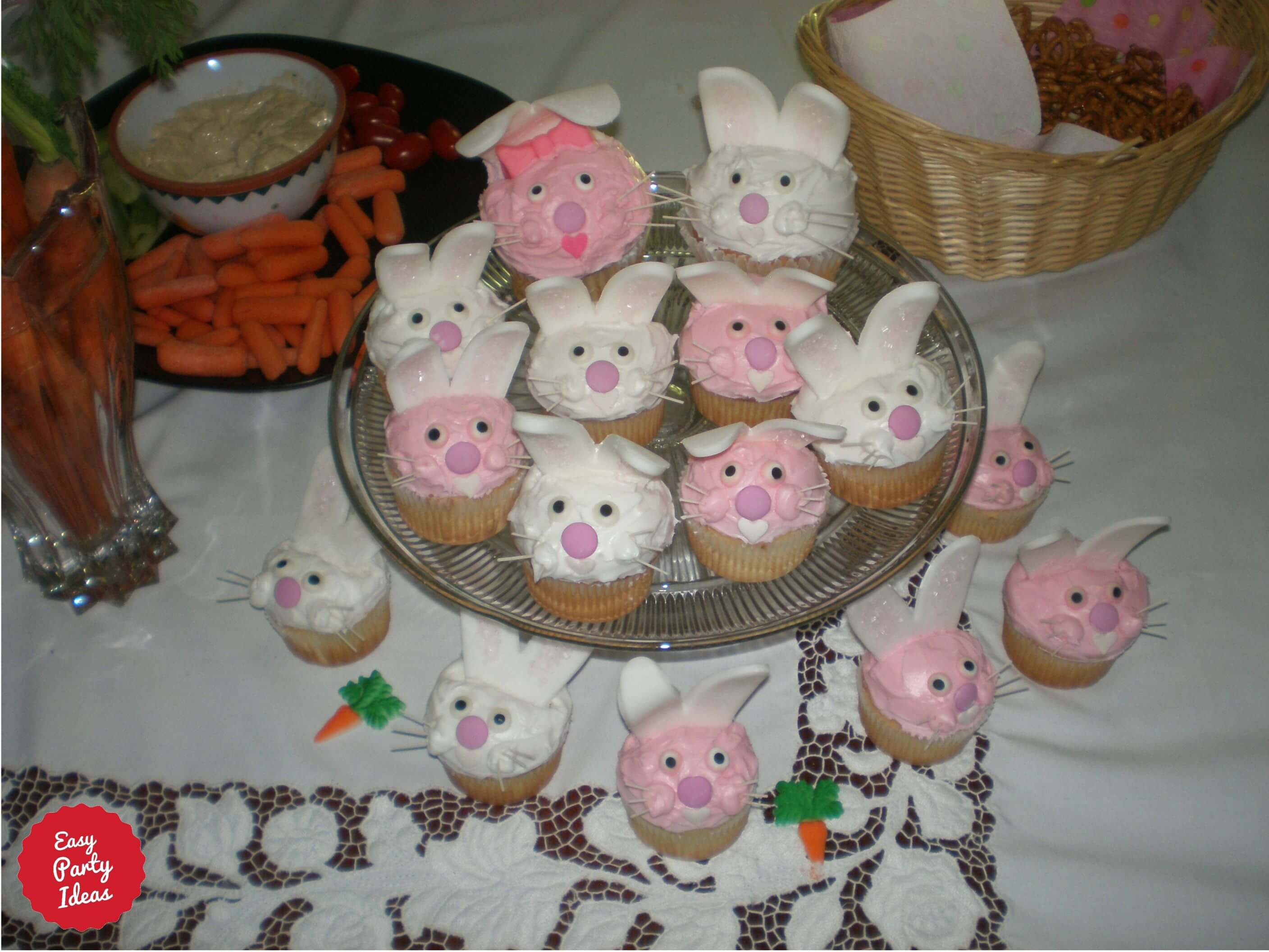 Easter Bunny Cupcakes