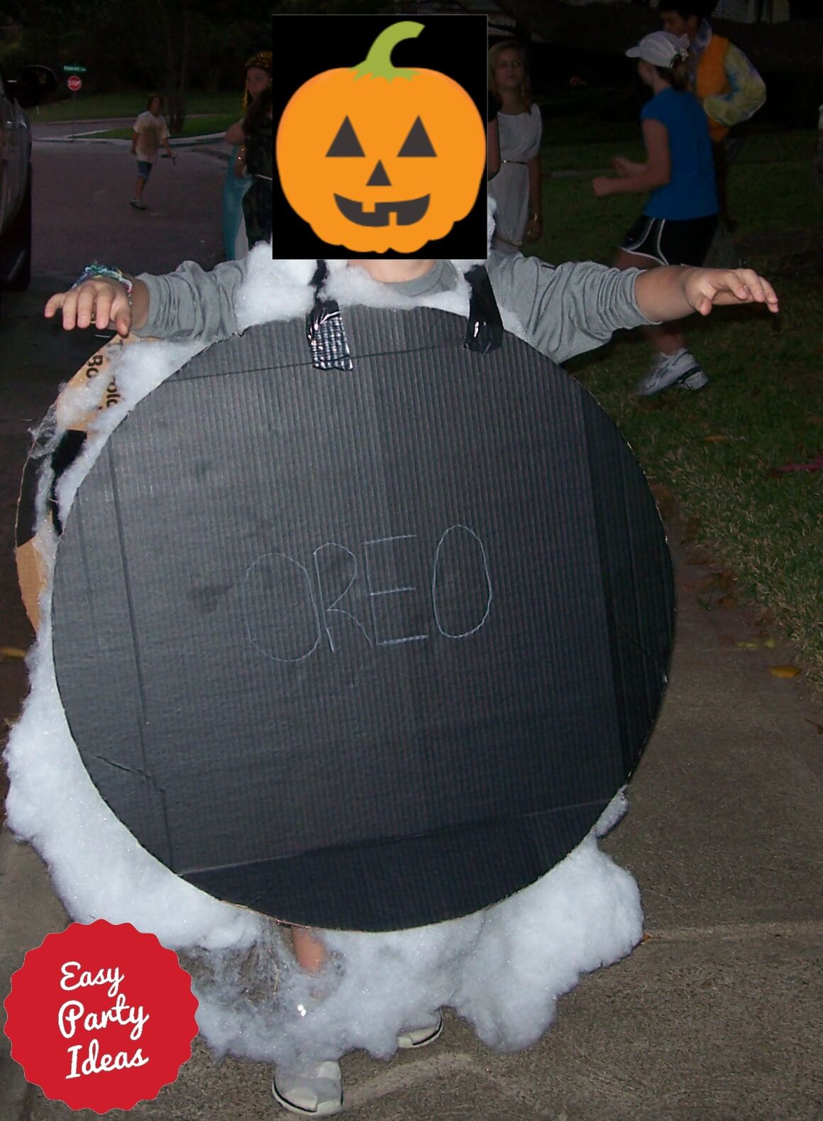 Homemade Oreo Costume