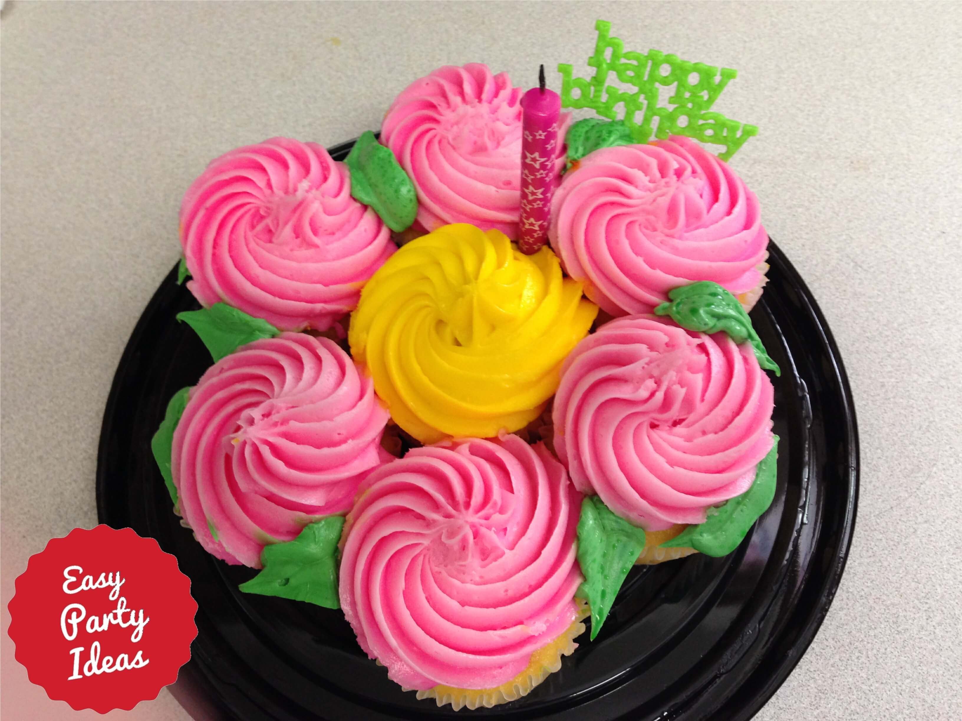 Daisy Cupcake Cake