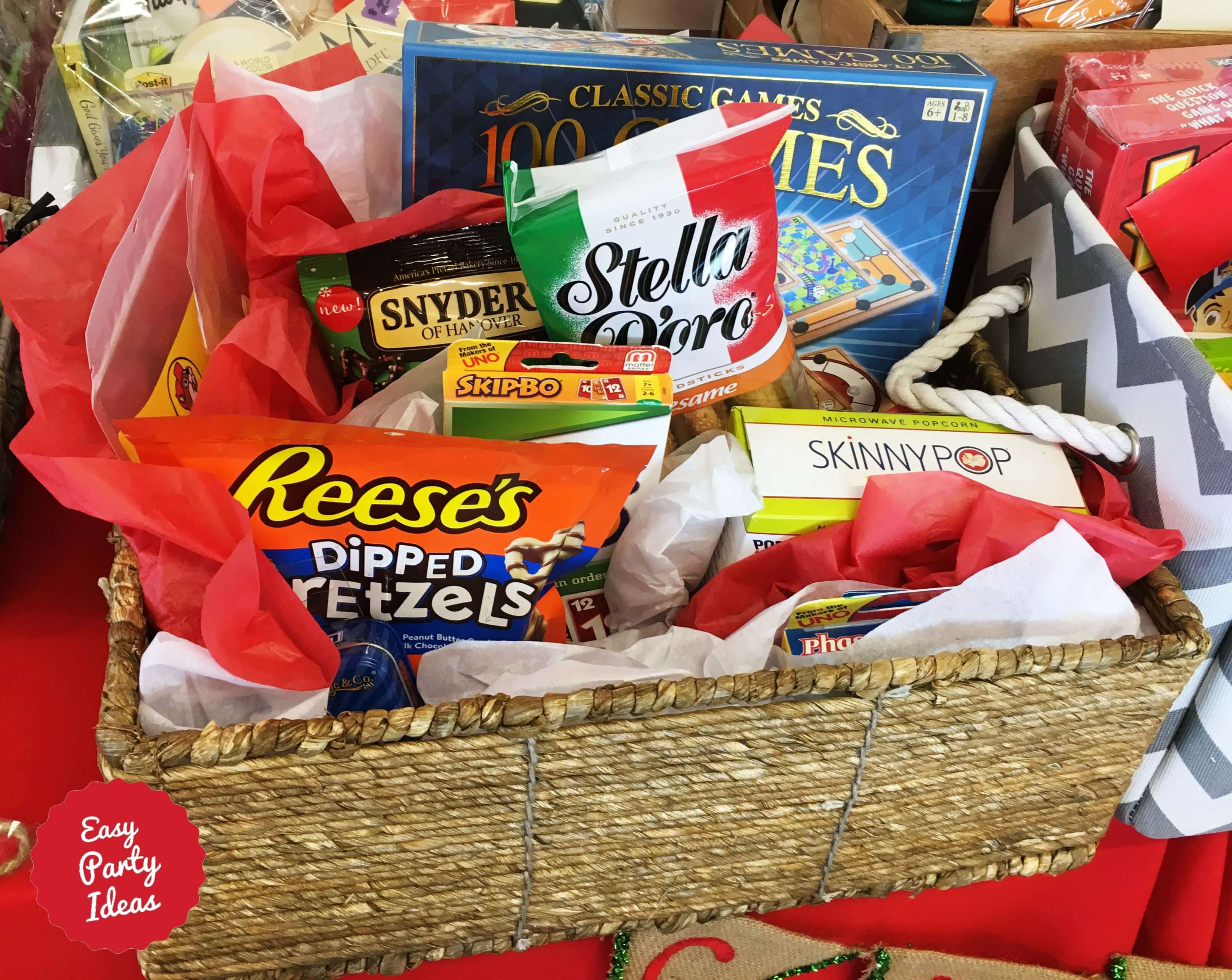 Family Game Night Gift Basket Ideas - Salvaged Living