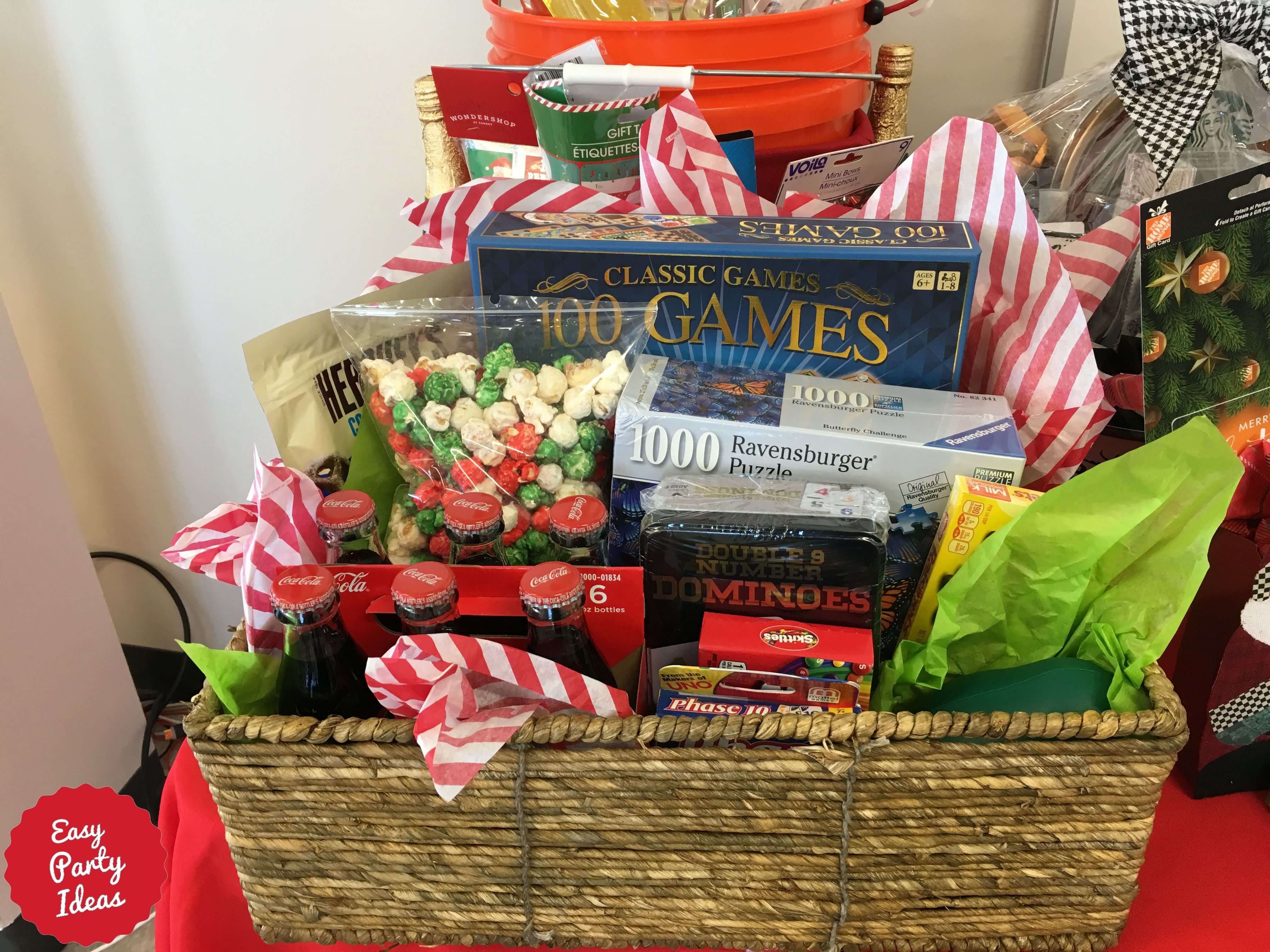 Game Night Gift Basket