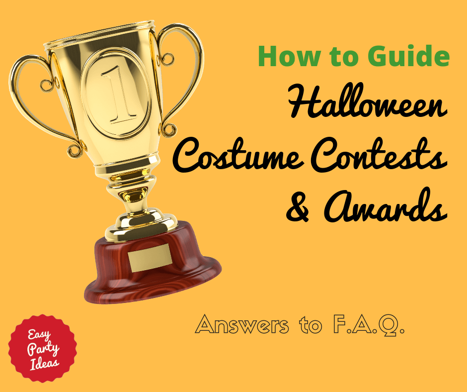 What would Halloween Costume Parties be without awards? Here are some ideas to honor your best costumes.
