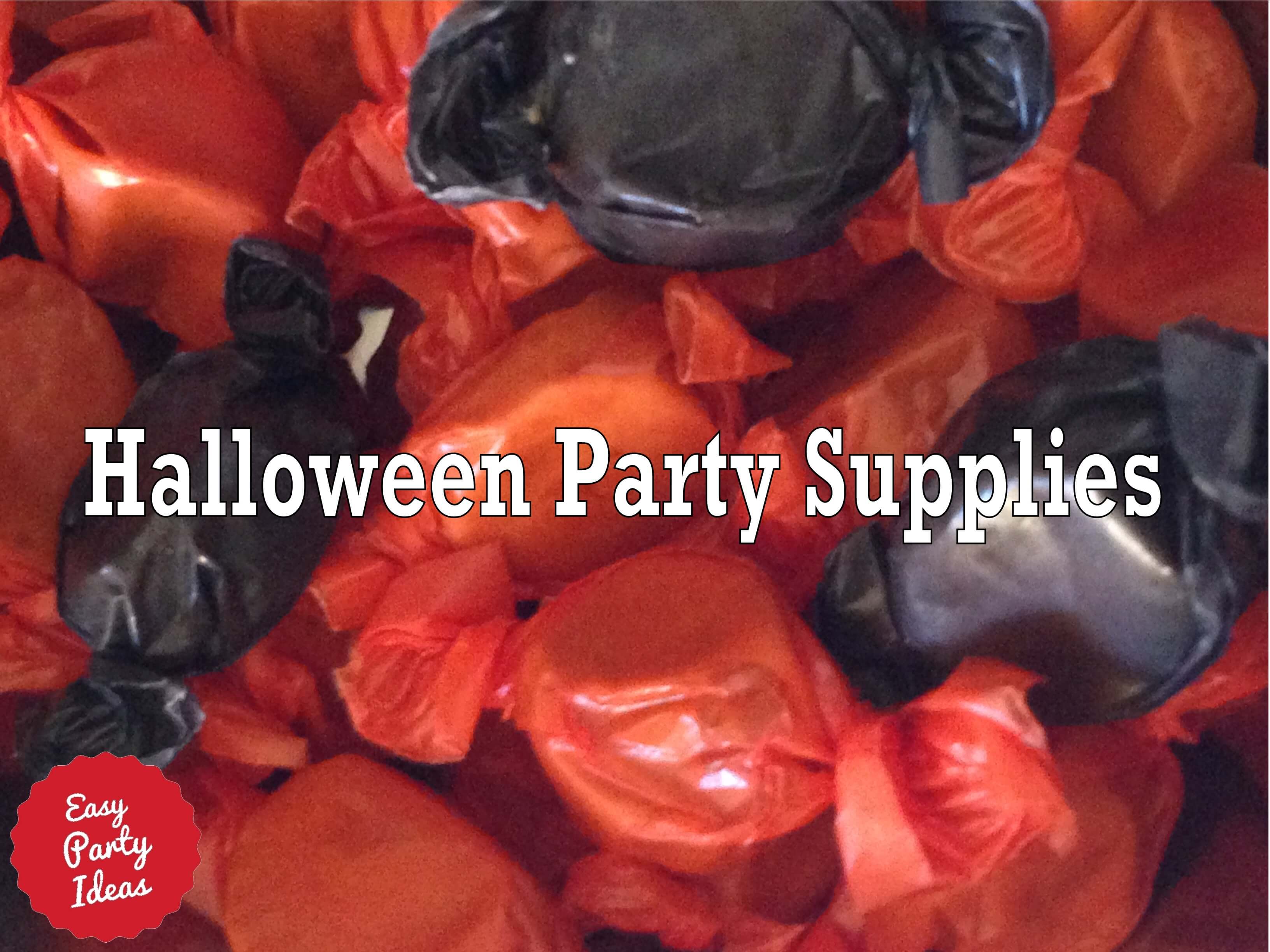 Halloween Party Supplies Black and Orange Taffy