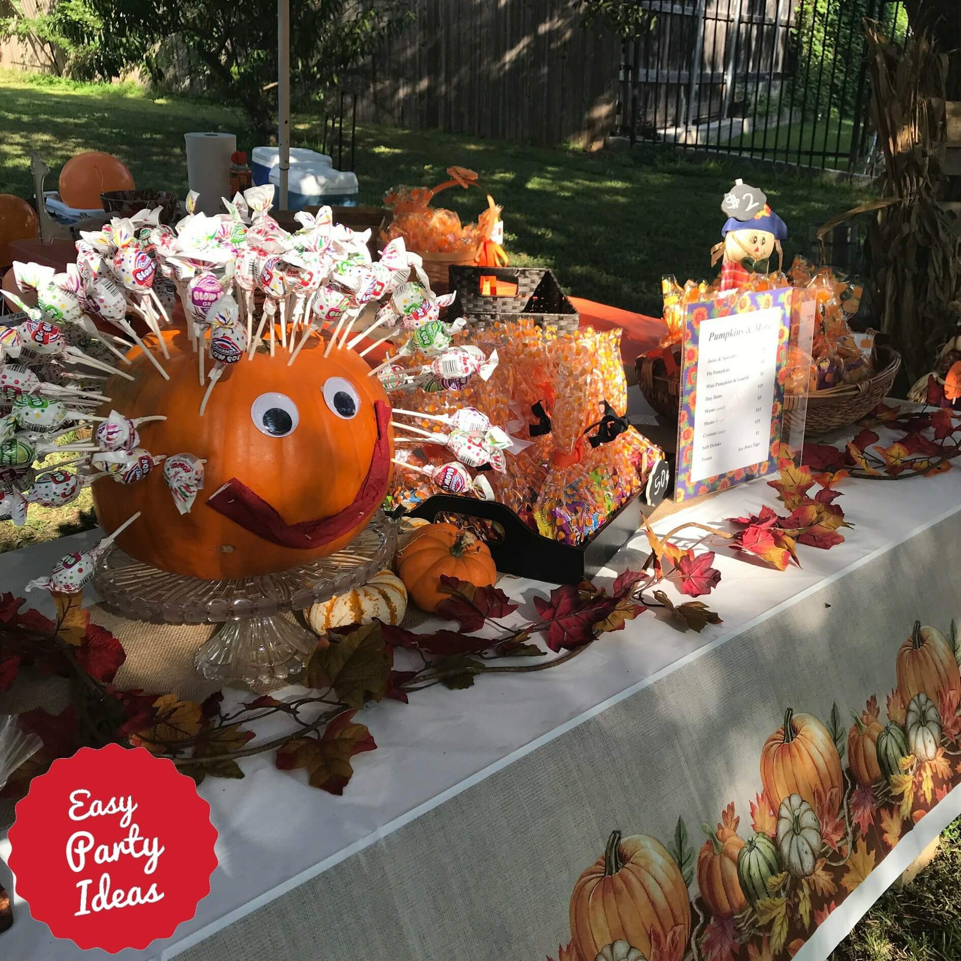 Halloween Party Table Decorations