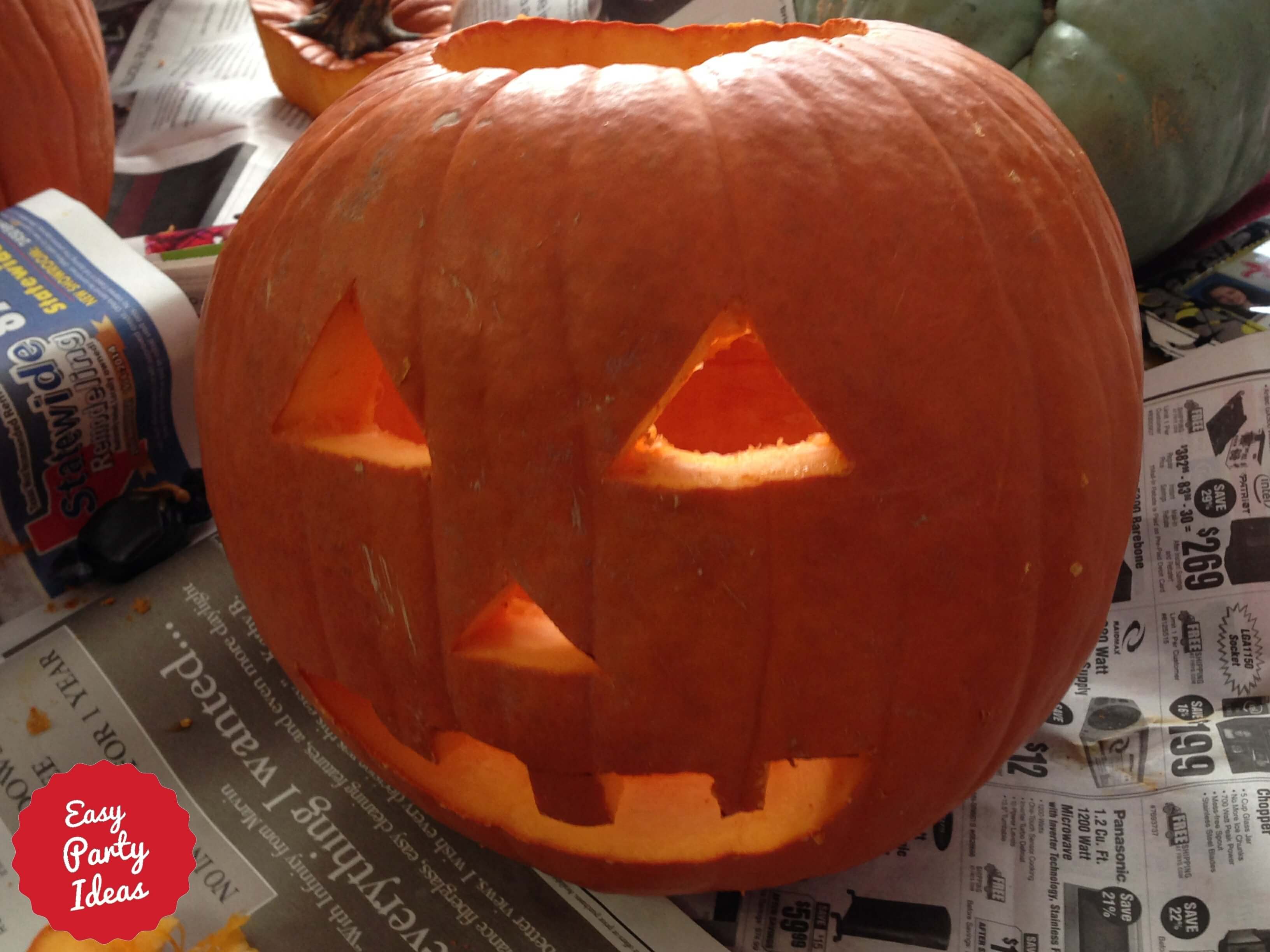 Halloween Carved Pumpkin
