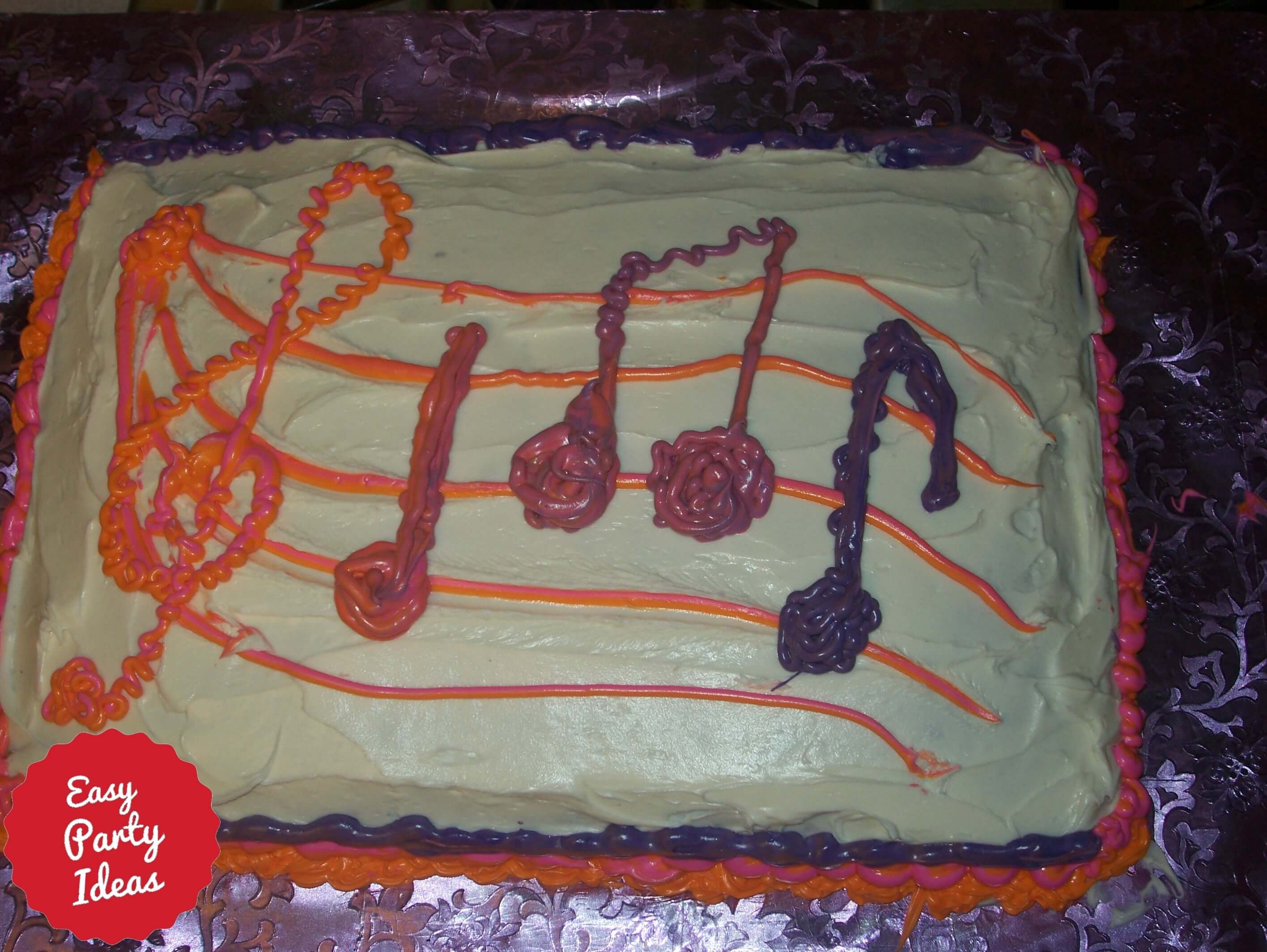 Music Note Cake