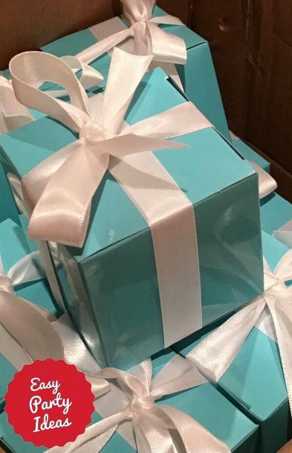 Breakfast at Tiffany Party Favors