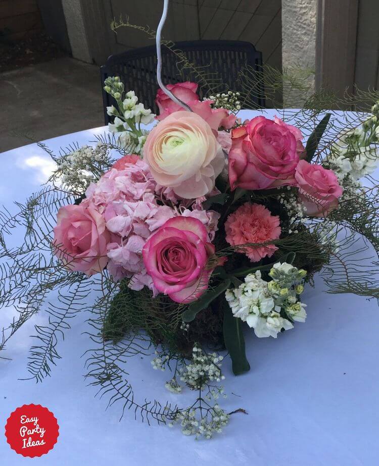 Pink Floral Centerpiece