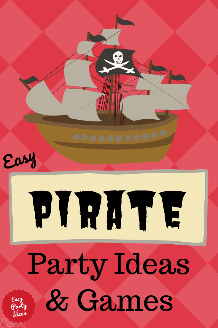 Party Games for Boys Pin the Patch on the Pirate Printable 