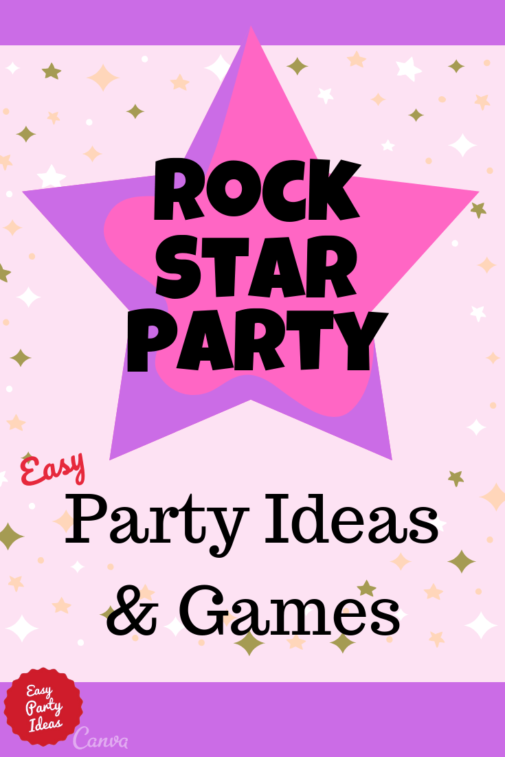 Rock Star Party Ideas and Games