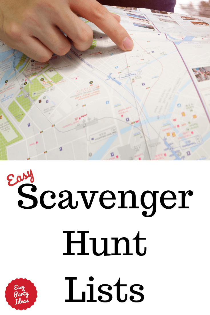 Scavenger Hunt Ideas