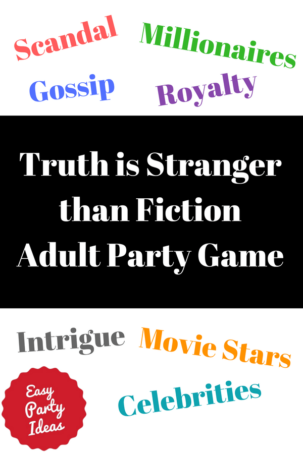 Truth is Stranger Than Fiction Game