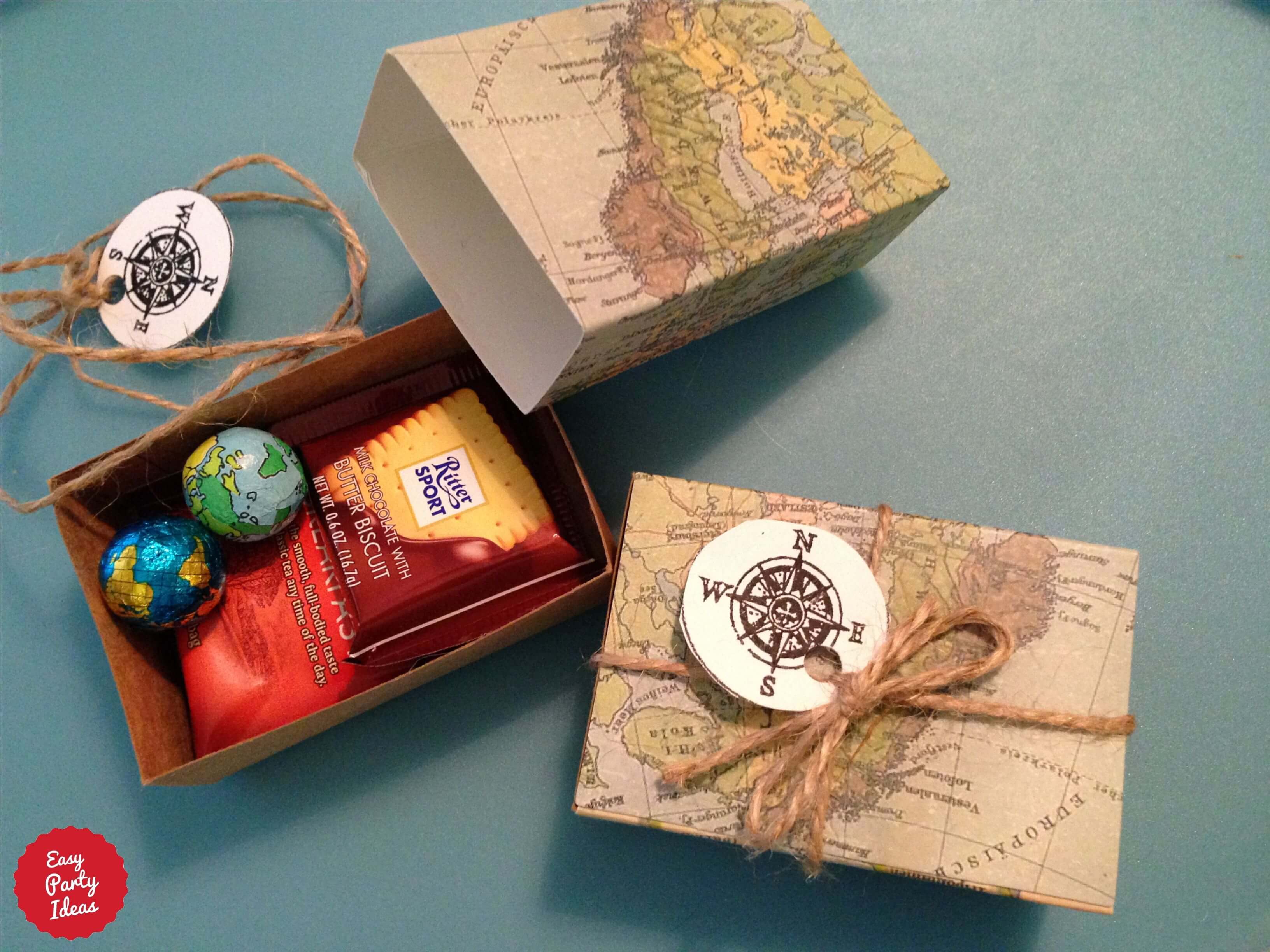 Around the World Party Favors for someone who loves travel