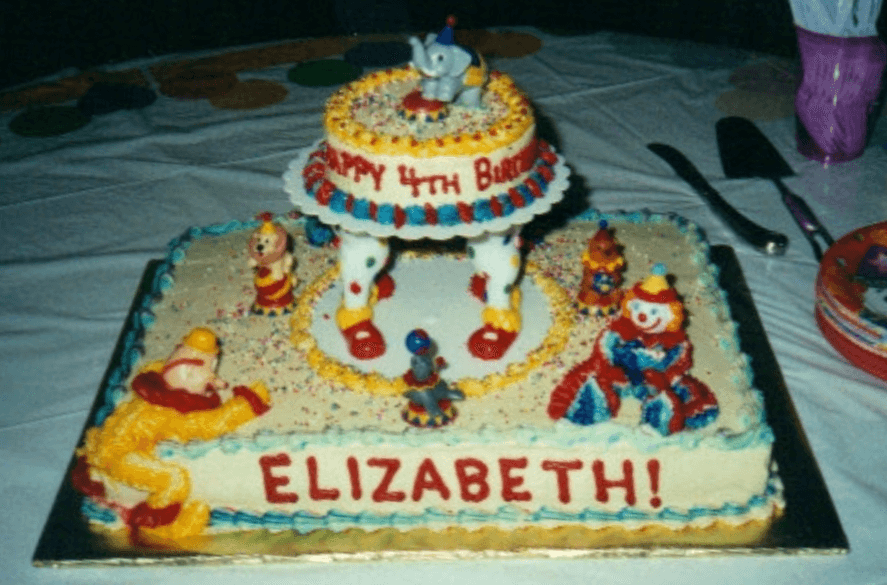 Circus Birthday Cake