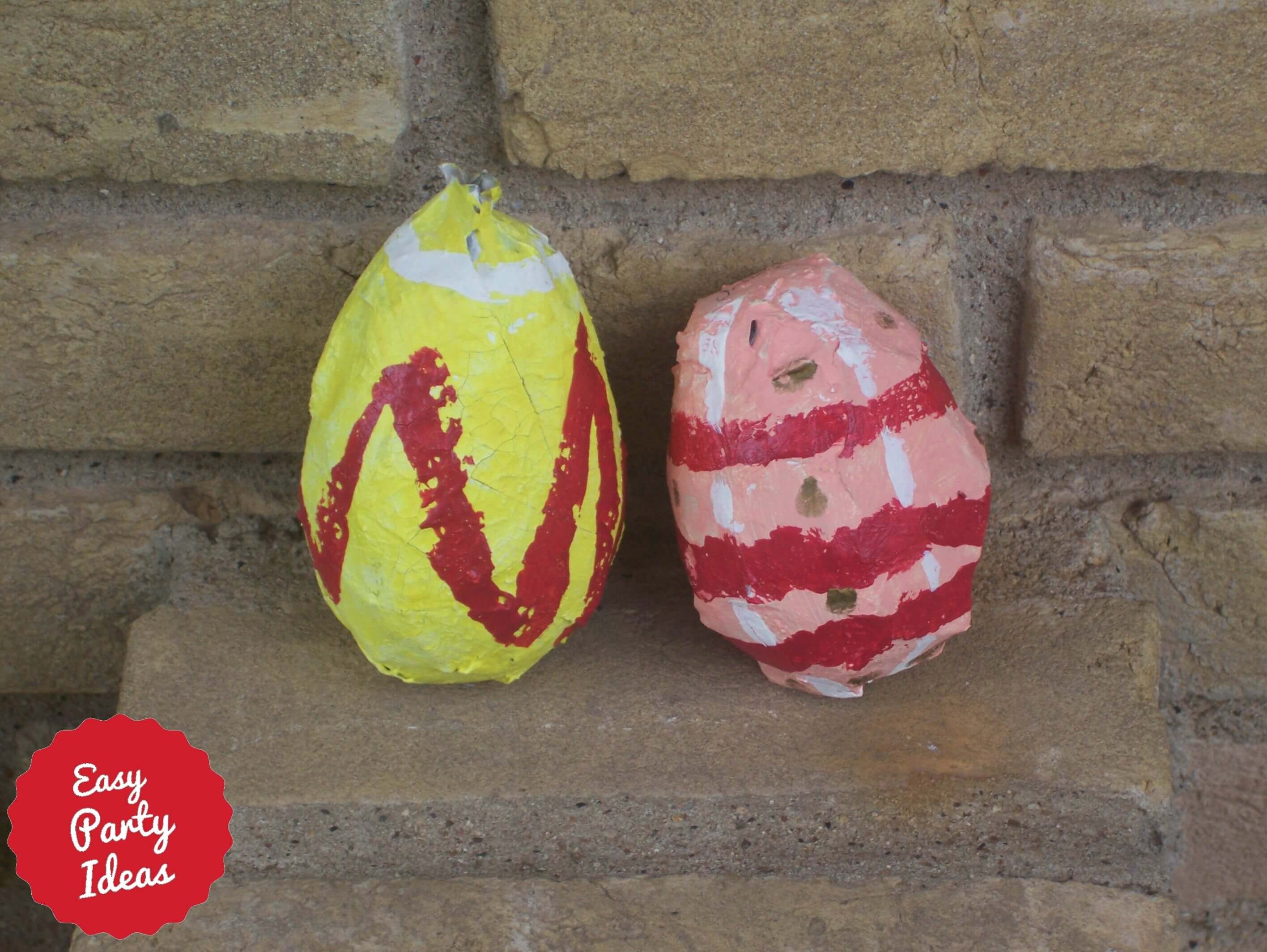 Paper Mache Easter Eggs