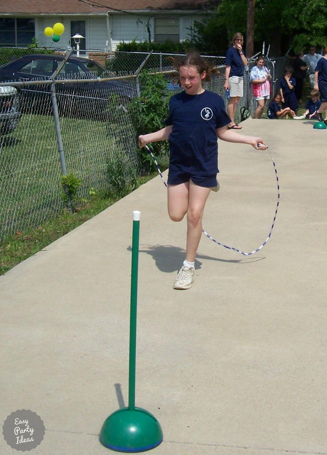 Jump Rope Relay Race