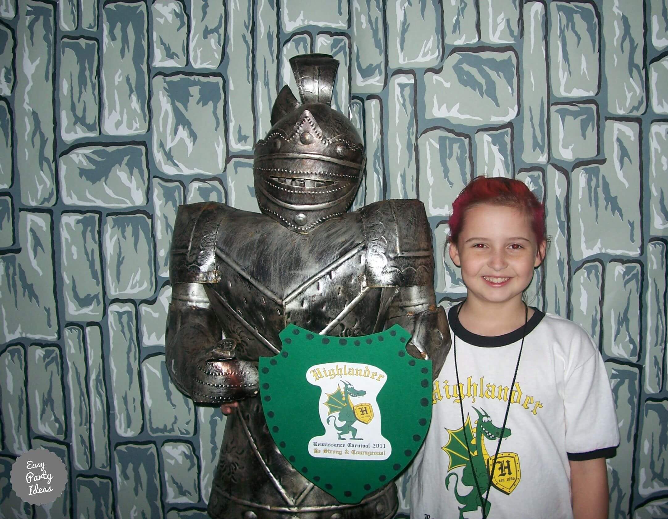 Knight Party Photo Booth Background