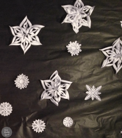 Snowflake Photo Booth Backdrop