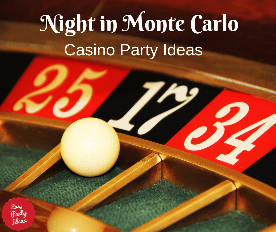 Monte Carlo Casino Party Ideas